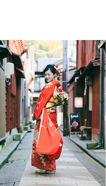 成人式　外ロケ撮影