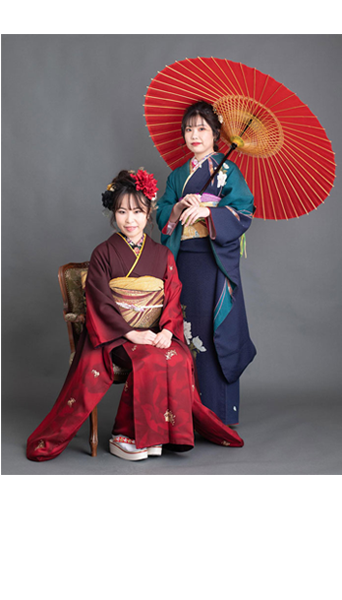 成人式　外ロケ撮影